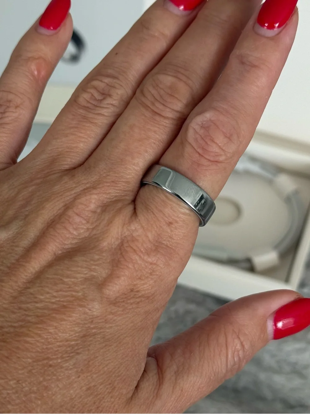OURA RING GEN 5 FULL SET SILVER SIZE 8
